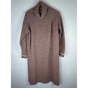 Joules gray wool cashmere blend sweater midi dress Size 10